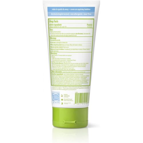 베이비가닉스 Babyganics 50 Spf Sunscreen Lotion, All Mineral Baby Sunscreen Lotion | UVA UVB Protection | Water Resistant, 6 oz