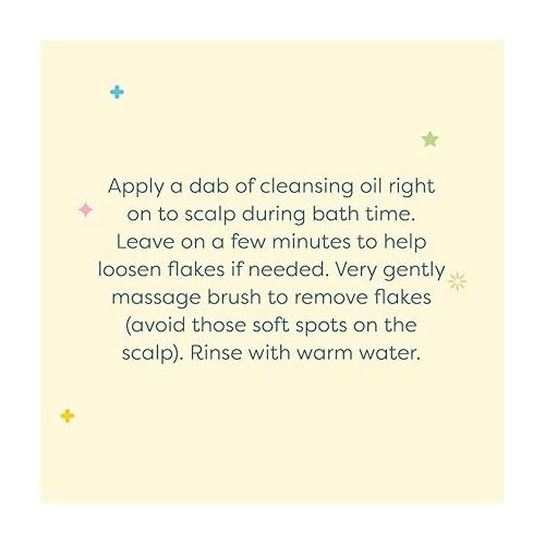 베이비가닉스 Babyganics Infant Cradle Cap Cleansing Oil, Non-Allergenic, Tear-Free, Packaging May Vary, 3 Fl Oz (Pack of 2)