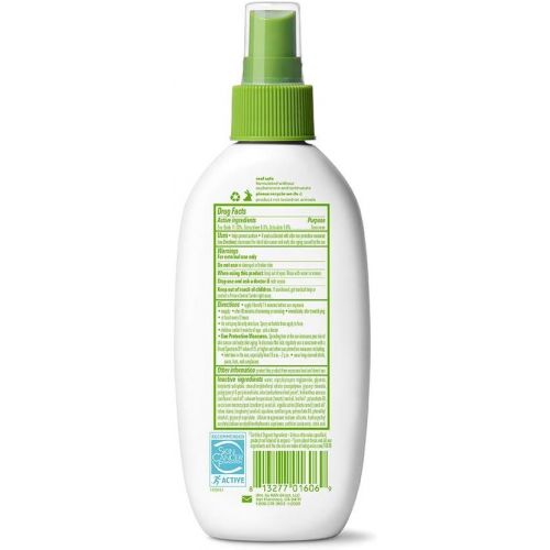베이비가닉스 Babyganics 50 SPF Baby Sunscreen Spray and Bug Spray | Octinoxate & Oxybenzone Free | DEET Free, 6oz each, Combo 2 Pack