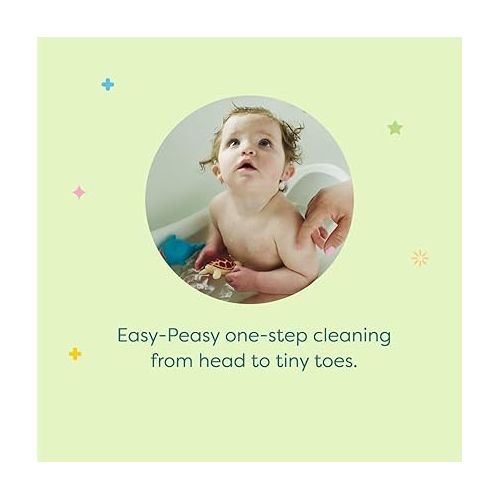 베이비가닉스 Babyganics Baby Shampoo + Body Wash Pump Bottle, Fragrance Free, Non-Allergenic and Tear-Free, 16 Fl Oz (Pack of 3), Packaging May Vary