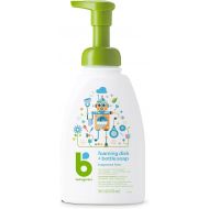 Babyganics Foaming Dish & Bottle Soap, Pump Bottle, Fragrance Free, Plant-Derived Cleaning Power, Removes Dried Milk, 16 Fl Oz