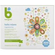 Babyganics Baby Wipes, Unscented Diaper Wipes , 400 Count, (5 Packs of 80), Non-Allergenic and formulated with Plant Derived Ingredients