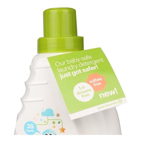 베이비가닉스 Babyganics Laundry Detergent, Fragrance Free, 35 OZ