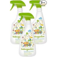 Babyganics Toy/Highchair Cleaner Fragrance Free, 17 Ounce, 3 Pack