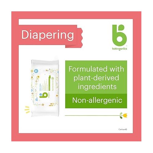 베이비가닉스 Babyganics, Wipes, 80 Count