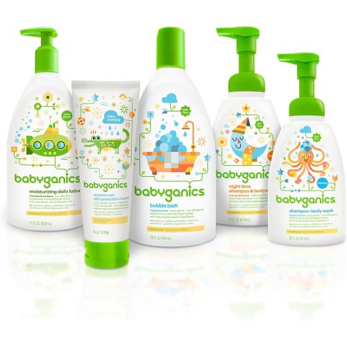 베이비가닉스 [아마존베스트]Babyganics Baby Bubble Bath, Fragrance Free, 20oz Bottle, (Pack of 2)