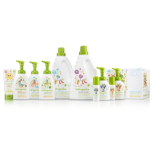 베이비가닉스 Babyganics Daily Lotion, Fragrance Free, 17oz, 2 Pack, Packaging May Vary