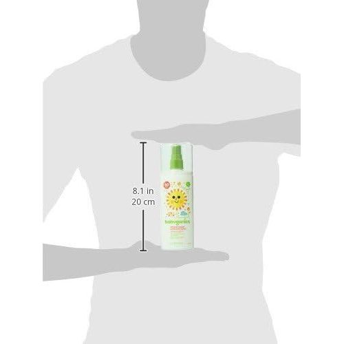 베이비가닉스 Babyganics Sunscreen Spray 50 SPF, 6oz, 2 Pack, Packaging May Vary