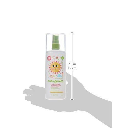 베이비가닉스 Babyganics Sunscreen Spray 50 SPF, 6oz, Packaging May Vary