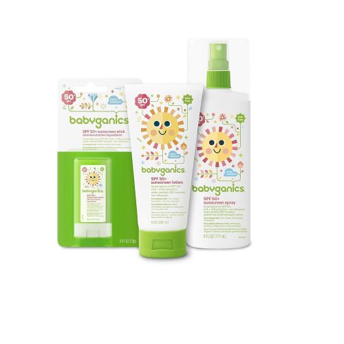 베이비가닉스 Babyganics Sunscreen Spray 50 SPF, 6oz, Packaging May Vary