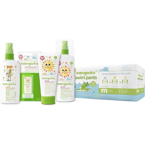 베이비가닉스 Babyganics Sunscreen Lotion 50 SPF, 6oz, 2 Pack, Packaging May Vary