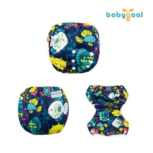  [아마존베스트]Babygoal babygoal Baby Reusable Swim Diaper, Washable and Adjustable for Babies 0-2 Years, Swimming Lessons & Baby Shower Gift