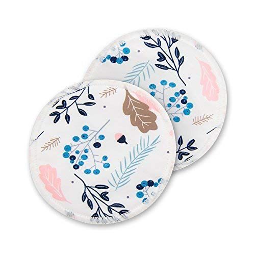  [아마존베스트]Babygoal Breastfeeding Pads(12 Pack), Reusable Washable Bamboo Nursing Pads with Mini Wet Bag and...