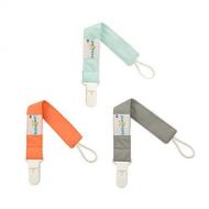 [아마존베스트]Babygoal Pacifier Clips Solid Color, 3 Pack Pacifier Holder for Boys and Girls Fits All Pacifiers & Baby Teething Toys and Baby Shower Gift