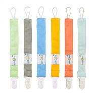 [아마존베스트]Babygoal Pacifier Clips, 6 Pack Pacifier Holder for Boys and Girls Fits Most Pacifier Styles & Baby Teething...