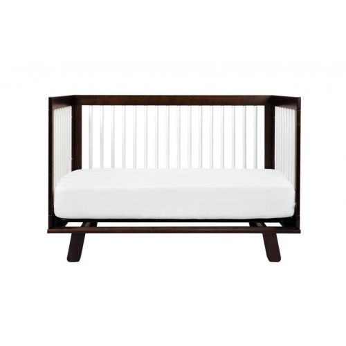  Babyletto Hudson 3-in-1 Convertible Crib with Toddler Rail, EspressoWhite