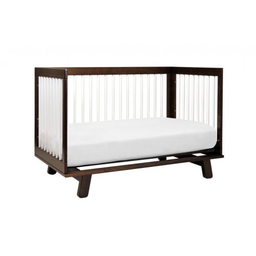  Babyletto Hudson 3-in-1 Convertible Crib with Toddler Rail, EspressoWhite