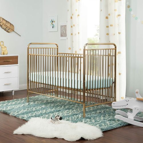  Babyletto Jubilee 3-in-1 Convertible Metal Crib, Gold