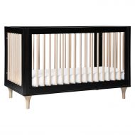 Babyletto Lolly 3-in-1 Convertible Crib with Toddler Rail, WhiteNatural