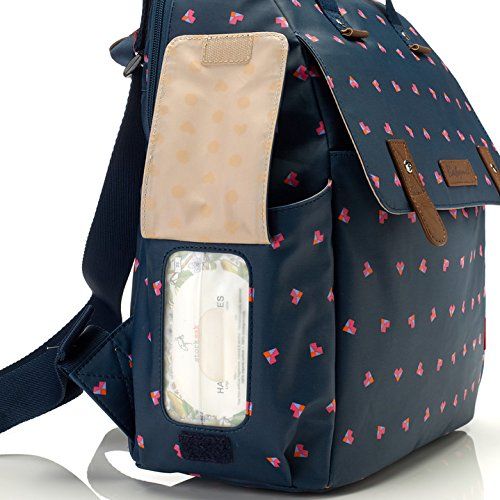  Babymel Robyn Convertible Baby Changing Backpack with Accessories, One Size