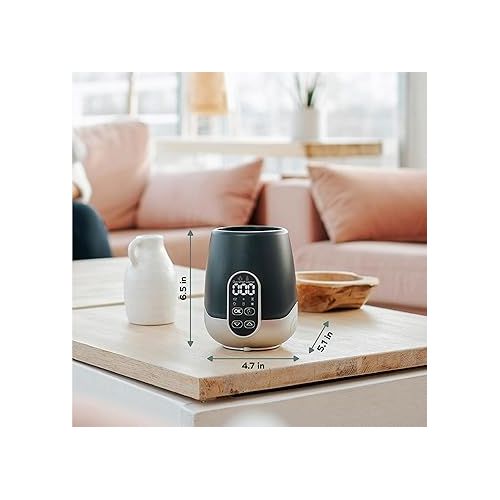  Babymoov Duo Smart Bottle Warmer - 2-in-1 Car and Home, Fast, Programmable, and Portable for Breastmilk or Baby Formula (Multi-Purpose and Universal)