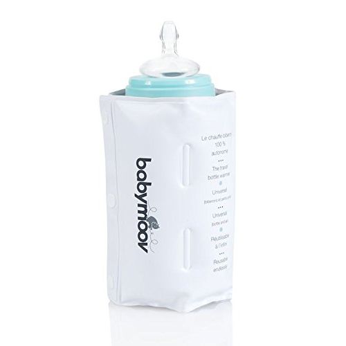  Babymoov Reise-Flaschenwarmer, Erwarmen von Babyflaschen ohne Strom, wiederaufladbar, Isolierende Huelle aus Neopren