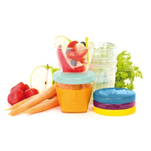  Babymoov Leak Proof Storage Bowls | BPA Free Containers with Lids, Ideal to Store Baby Food or Snacks for Toddlers (Pick Your Set Size)
