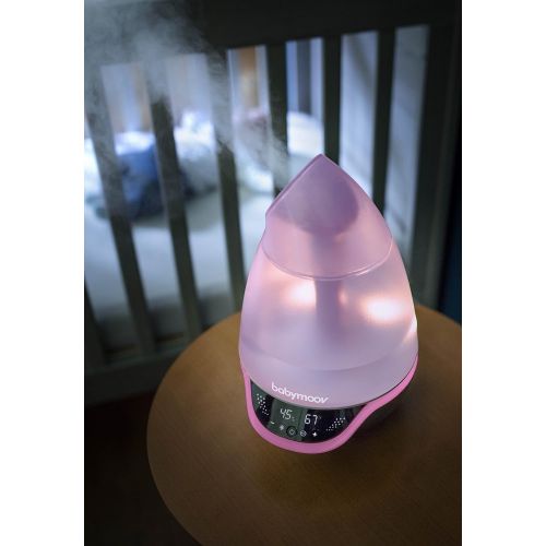  Babymoov Hygro Plus | 3-in-1 Humidifier, Multicolored Night Light & Essential Oil Diffuser |...