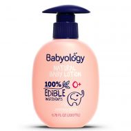 Babyology  100% Edible Ingredients - Organic Baby Lotion - Clinically Tested  6,67 FL. OZ - Calming & Rich Moisture for Sensitive Skin - Daily Care - Non-scented - Perfect Baby S