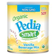 Babys Only PediaSmart Organic Non-GMO Soy Vanilla Complete Nutrition Beverage Powder, 12.7 oz (Pack of 6)