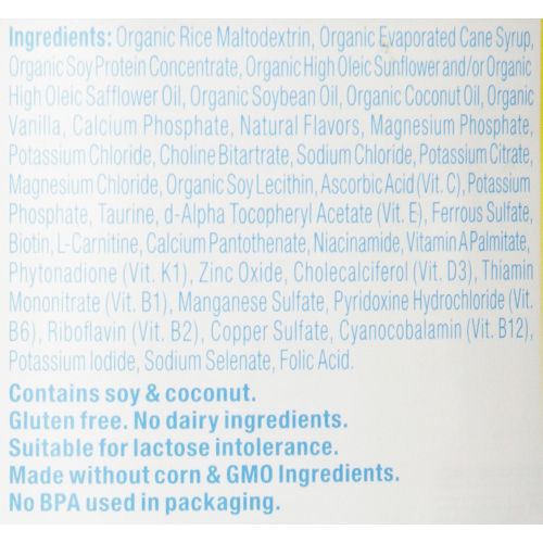  Babys Only PediaSmart Organic Non-GMO Soy Vanilla Complete Nutrition Beverage Powder, 12.7 oz (Pack of 6)