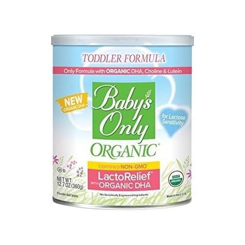  [아마존베스트]Babys Only LactoRelief with DHA & ARA Toddler Formula - Non GMO, USDA Organic, Clean Label Project Verified, 12.7 oz