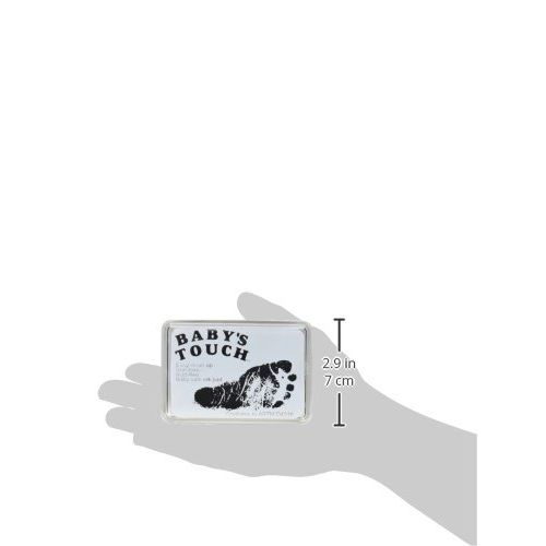  [아마존베스트]Baby's Touch Babys Touch Baby Safe Reusable Hand & Foot Print Ink Pads (Black)