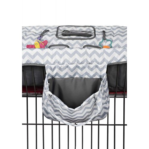  BabysDrive Shopping Cart Cover for Baby, with Cushion, High Chair Cover, Large Size, Loaded with Baby-Friendly Features, Fits All Shopping Carts