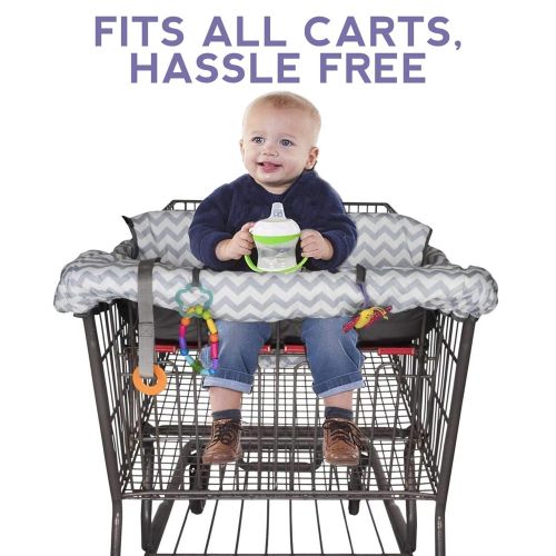  BabysDrive Shopping Cart Cover for Baby, with Cushion, High Chair Cover, Large Size, Loaded with Baby-Friendly Features, Fits All Shopping Carts