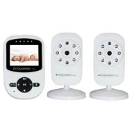 [아마존베스트]Babysense Video Baby Monitor with 2 Digital Cameras, LCD Display, Infrared Night Vision, 2 Way Talk, Room Temperature, Lullabies, Long Range