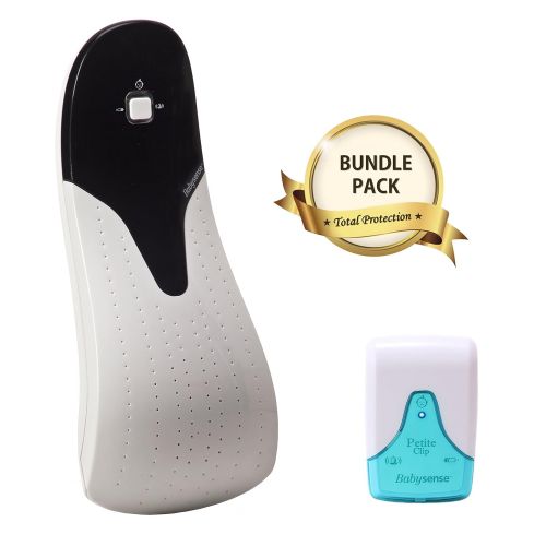  Babysense Baby Safe BUNDLE PACK: Babysense 5s Under-The-Mattress Baby Movement Monitor with Babysense Petite Clip Portable Infant Movement Monitor - 2 in 1