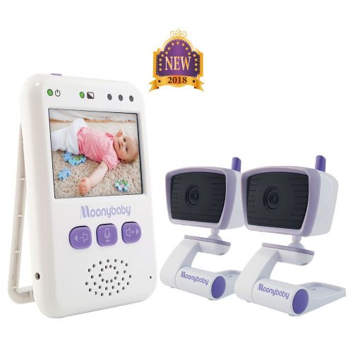  Moonybaby MoonyBaby A Series Add-On Camera Unit for MoonyBaby Handheld EasyCarry Video Baby Monitor, This Model Supports Maximum 4 Cameras. (MB55931, MB55931-2T)