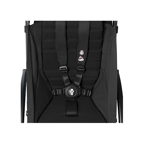  BABYZEN YOYO2 Stroller & YOYO 0+ Bassinet - Includes Black Frame, Black Seat Cushion, Black Canopy & Black Bassinet