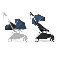 BABYZEN YOYO2 Stroller & 0+ Newborn Pack - Includes White Frame, Air France Blue 6+ Color Pack & Air France Blue 0+ Newborn Pack - Suitable for Children Up to 48.5 Pounds