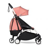 BABYZEN YOYO2 Stroller + YOYO Bag - Includes White Frame, Ginger Seat Cushion, Ginger Canopy, Ginger YOYO Bag, Wheel Base & Hooks - Suitable for Children Up to 48.5 Lbs