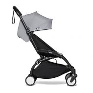 BABYZEN YOYO2 Stroller + YOYO Bag - Includes Black Frame, Stone Seat Cushion, Stone Canopy, Stone YOYO Bag, Wheel Base & Hooks - Suitable for Children Up to 48.5 Lbs