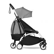 BABYZEN YOYO2 Stroller + YOYO Bag - Includes White Frame, Grey Seat Cushion, Grey Canopy, Grey YOYO Bag, Wheel Base & Hooks - Suitable for Children Up to 48.5 Lbs