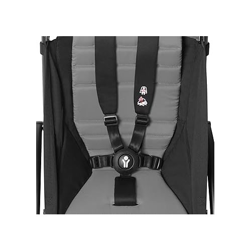  BABYZEN YOYO2 Stroller + YOYO Bag - Includes White Frame, Grey Seat Cushion, Grey Canopy, Grey YOYO Bag, Wheel Base & Hooks - Suitable for Children Up to 48.5 Lbs