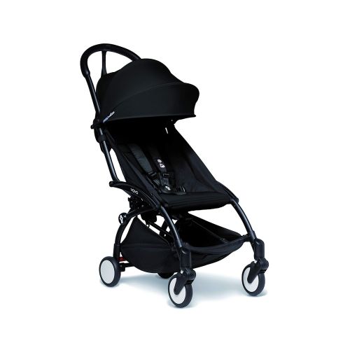  [무료배송]Babyzen YOYO2 Stroller - Black Frame with Black Seat Cushion & Canopy