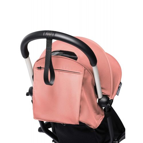  [무료배송]BABYZEN YOYO2 6+ Stroller - White Frame with Ginger Seat Cushion & Canopy