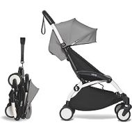 [무료배송]BABYZEN YOYO2 6+ Stroller - White Frame with Grey Seat Cushion & Canopy