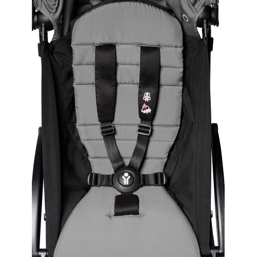  [무료배송]BABYZEN YOYO2 6+ Stroller - White Frame with Grey Seat Cushion & Canopy