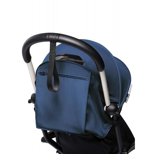  [무료배송]BABYZEN YOYO2 6+ Stroller - White Frame with Air France Blue Seat Cushion & Canopy