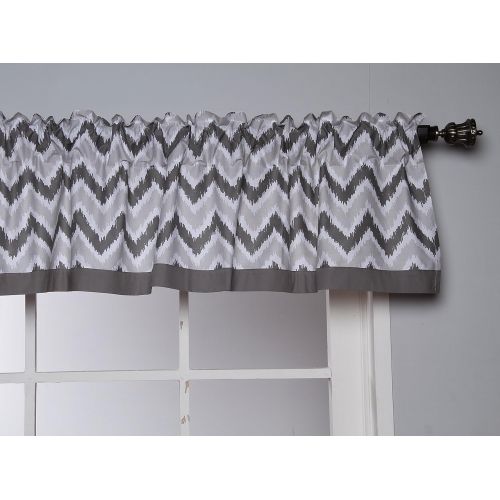  Bacati Ikat Chevron Muslin 10 Piece Crib Set with Bumper Pad, Yellow/Grey